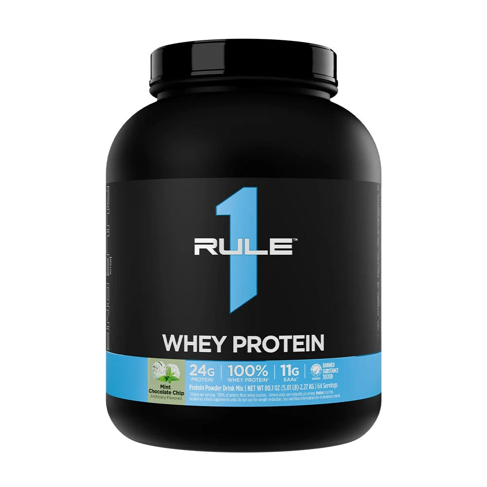 Rule1 - Whey Protein Mint Chocolate Chip 5 lbs