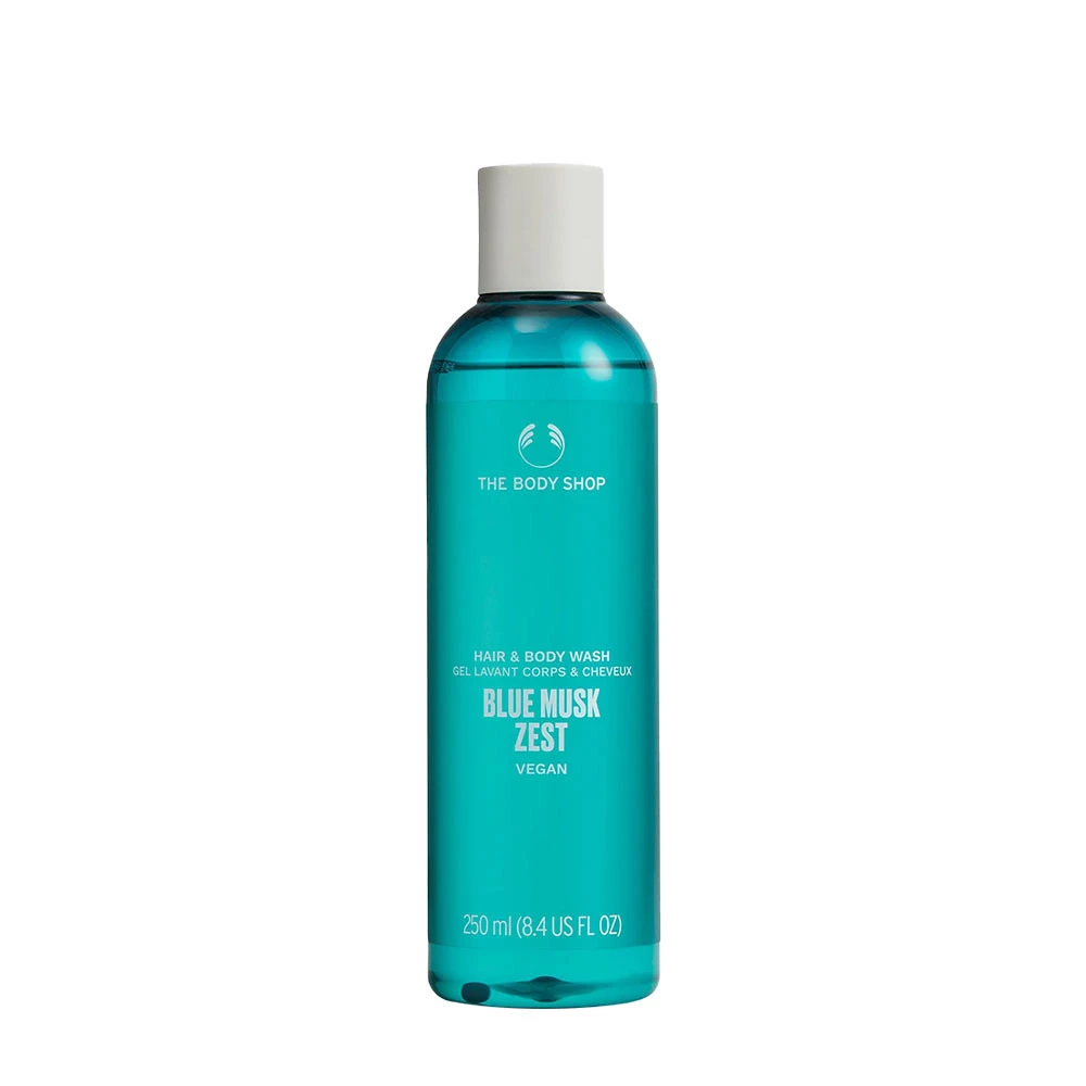 The Body Shop - Blue Musk Zest Hair and Body Wash 250 ml
