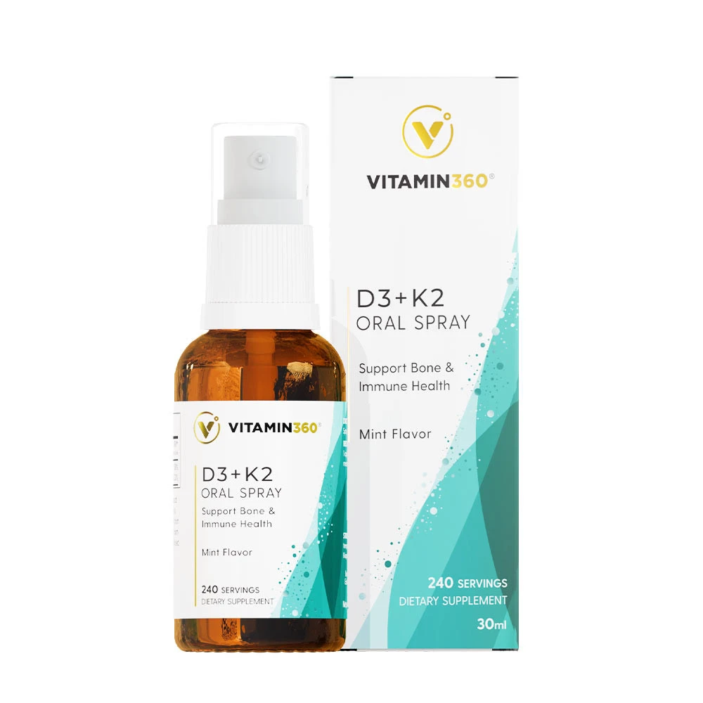 Vitamin360 D3 + K2 Oral Spray (30 ml
