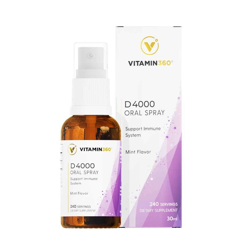 Vitamin360 - D4000 IU Oral Spray 30 ml, Mintsmag