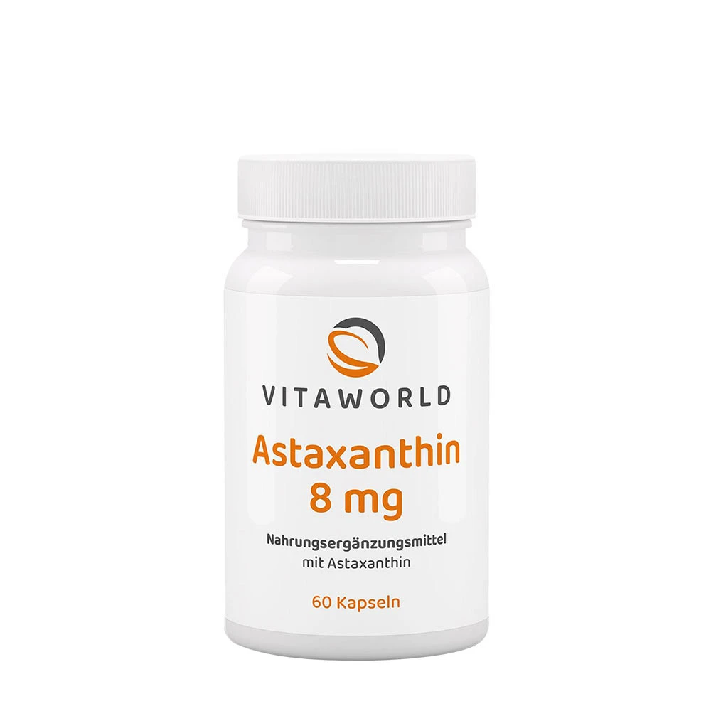 Vitaworld - Astaxanthin 8 mg, 60 kapsler