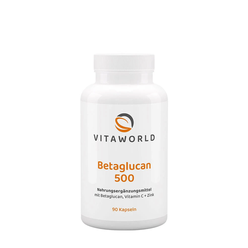 Vitaworld - Betaglucan 500, 90 kapsler