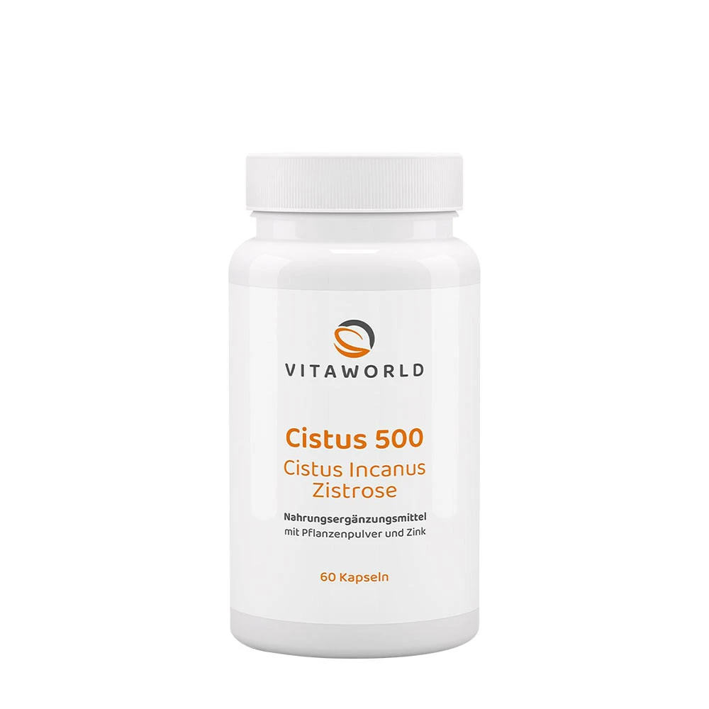 Vitaworld - Cistus 500, 60 kapsler