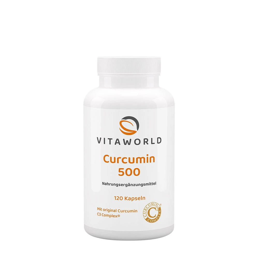 Vitaworld - Curcumin 500, 120 kapsler