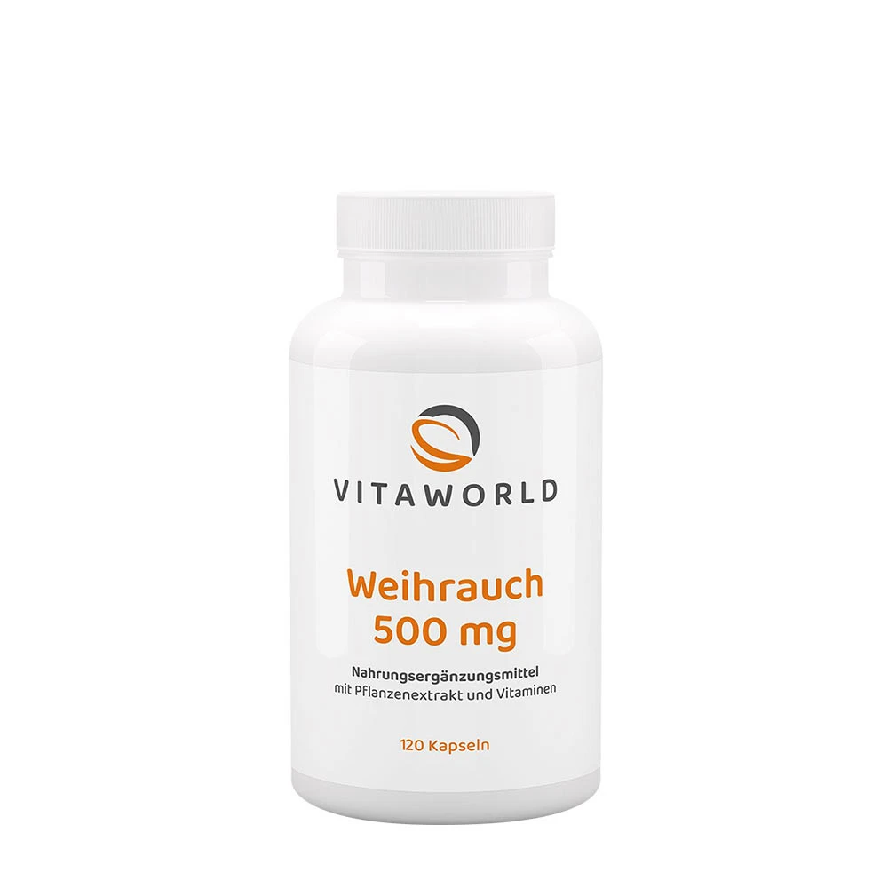 Vitaworld - Røgelse 500 mg (120 kapsler)
