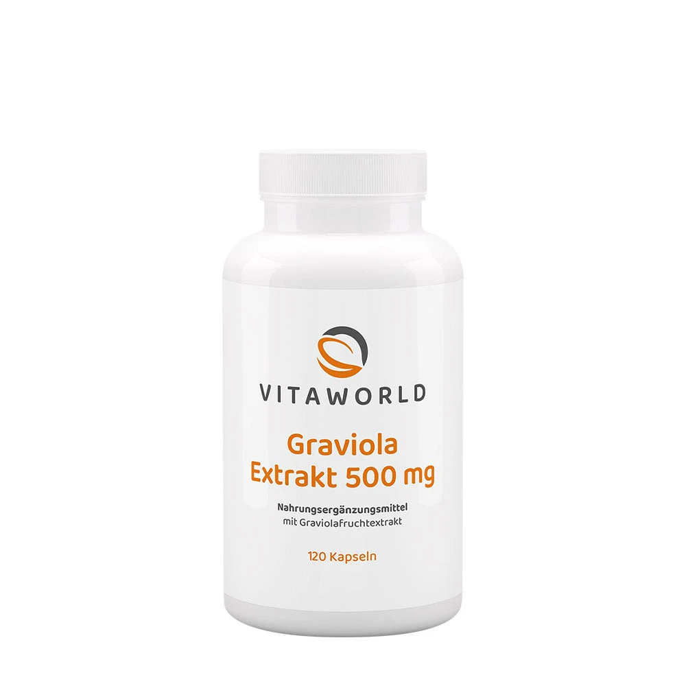 Vitaworld - Graviolaekstrakt 500 mg (120 kapsler)