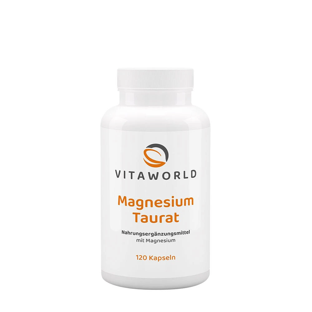 Vitaworld - Magnesium Taurat 120 Kapsler