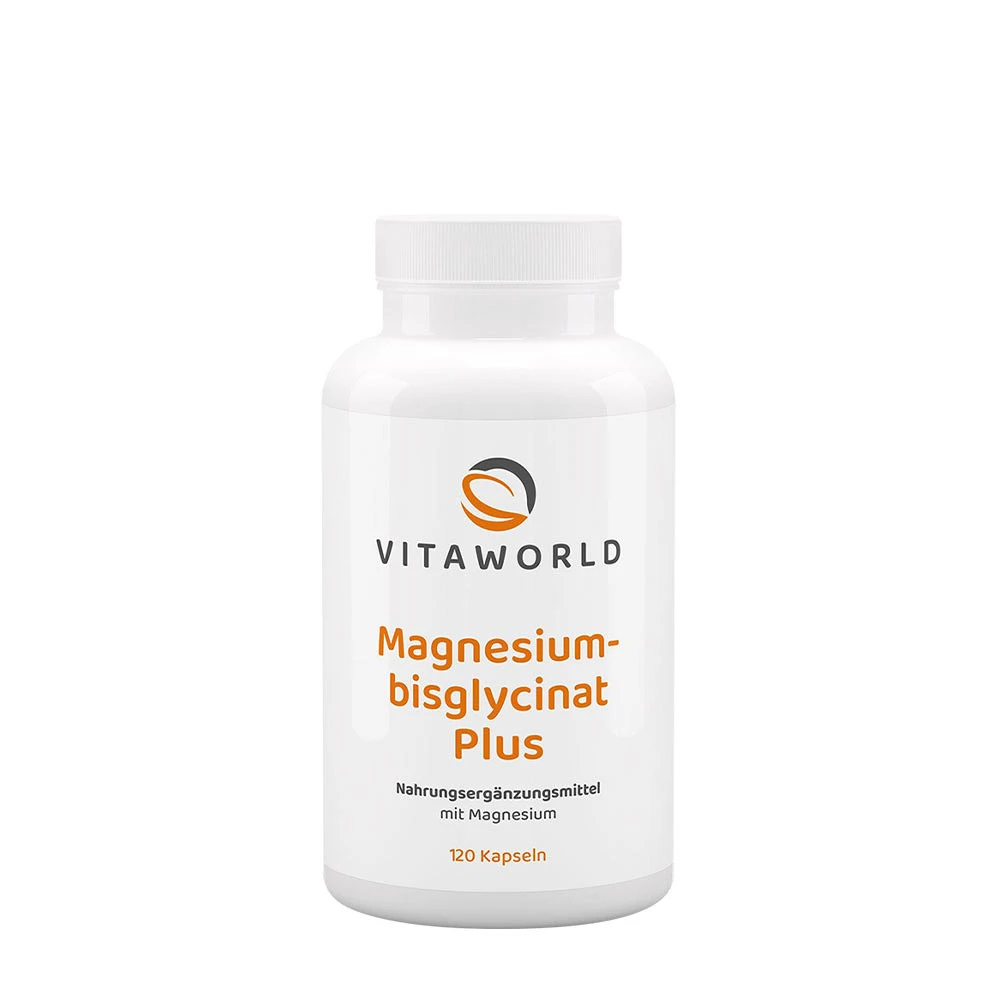 Vitaworld - Magnesium Bisglycinat Plus 120 Kapsler