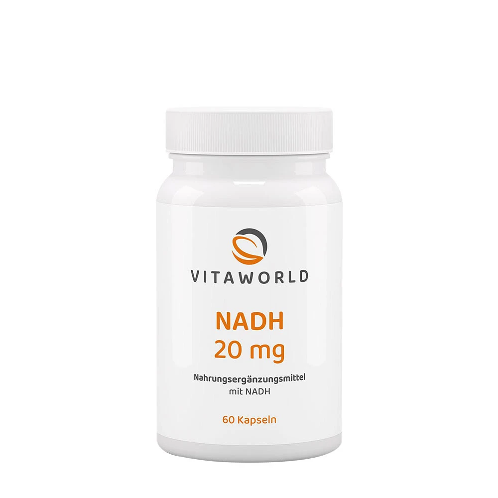 Vitaworld - NADH 20 mg (60 kapsler)