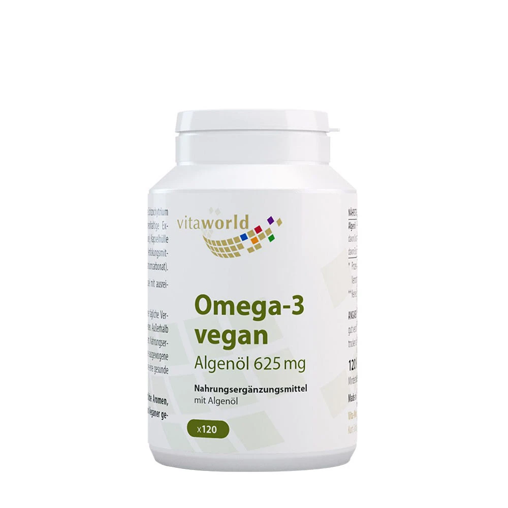 Vitaworld - Omega 3 Vegan 120 kapsler