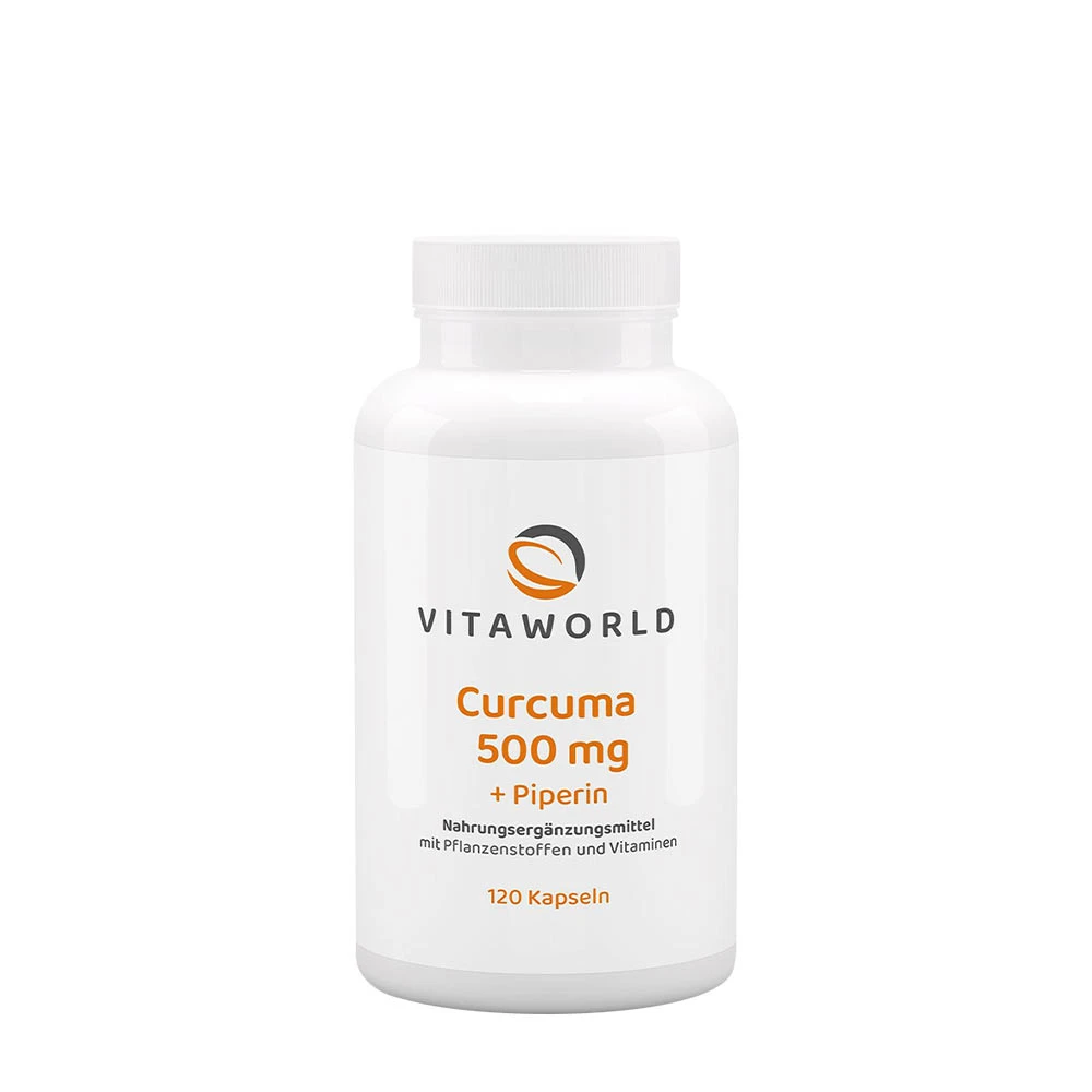 Vitaworld - Gurkemeje 500 mg (120 kapsler)