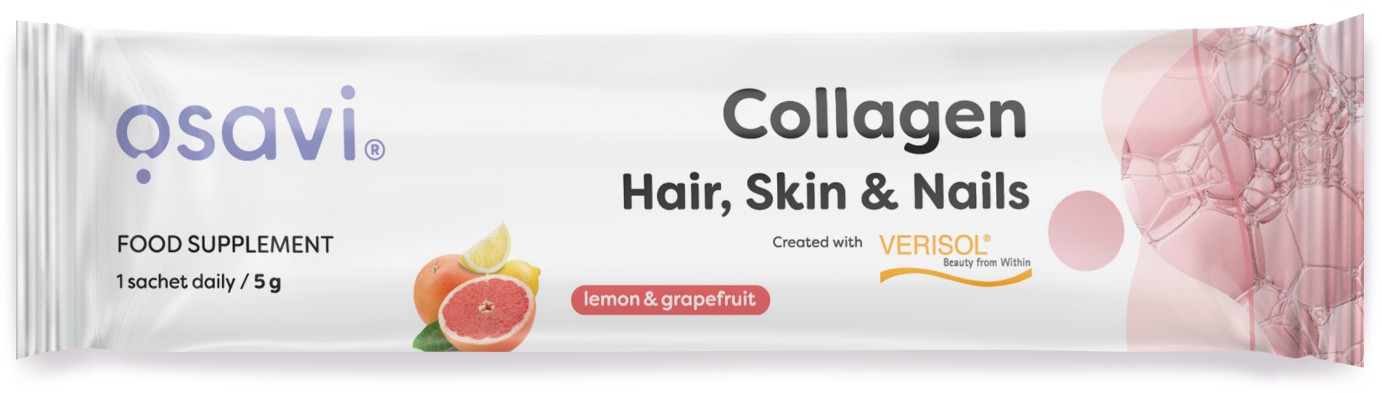 Osavi - Collagen Peptides (Hair, Skin & Nails), Lemon & Grapefruit - 5g (1 serving)