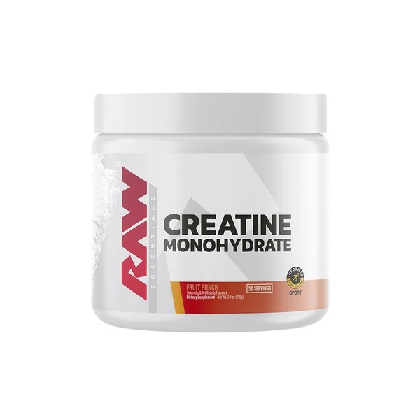 Raw Nutrition - Creatine Monohydrate, Fruit Punch - 210g