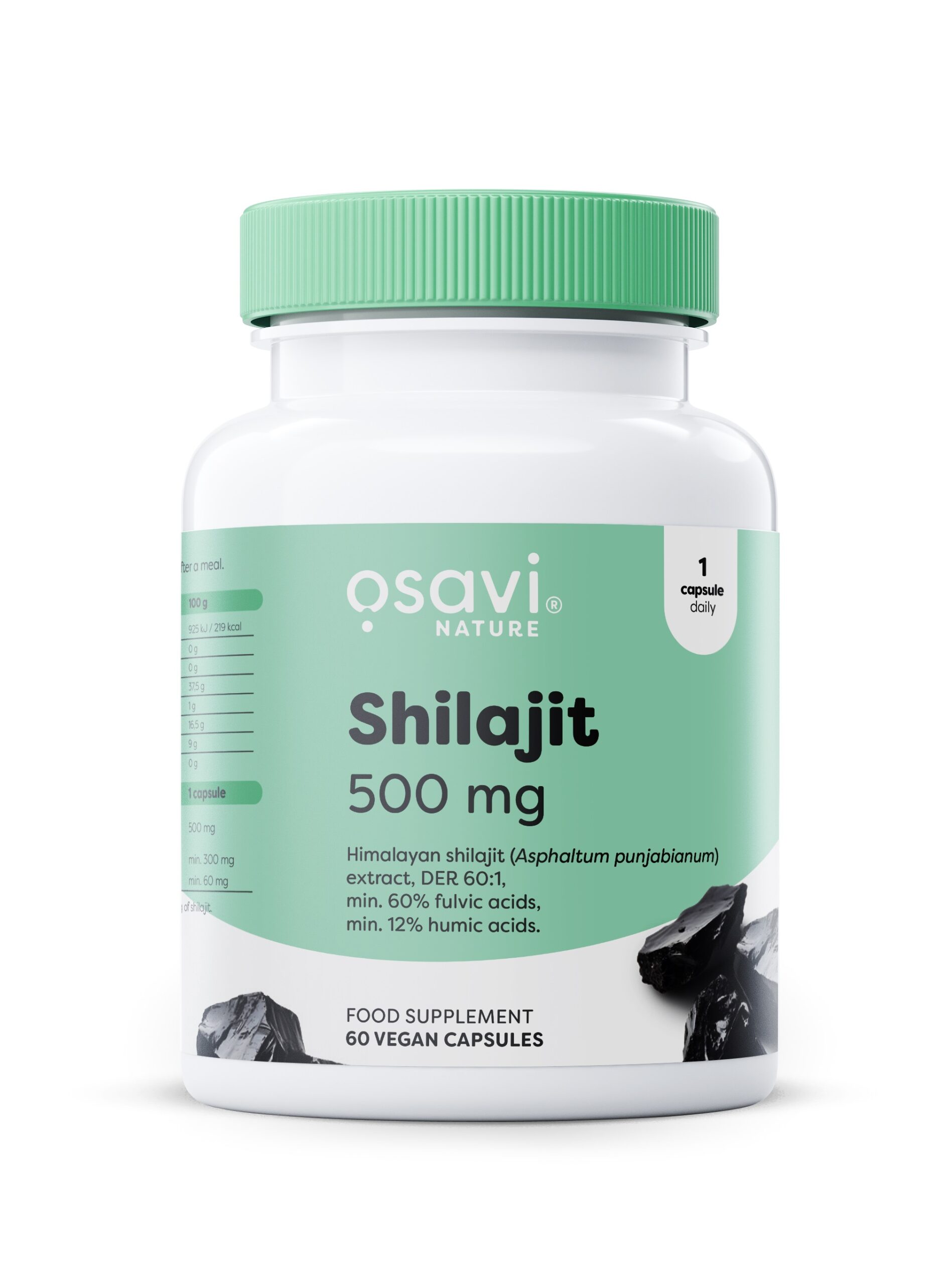 Osavi - Shilajit, 500mg - 60 vegan caps