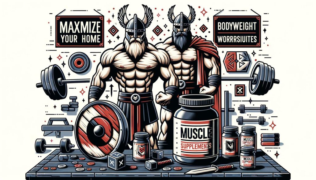 “Boost din hjemmetræning: Maksimer resultaterne med kropsvægtøvelser og de rette kosttilskud fra Muscle Supplements”