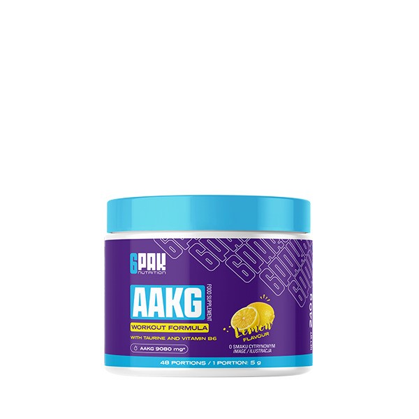 6PAK - AAKG citron + 240 g