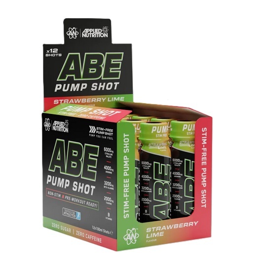 Applied Nutrition - ABE Pump Shot, Jordbær Lime + 12 x 100 ml