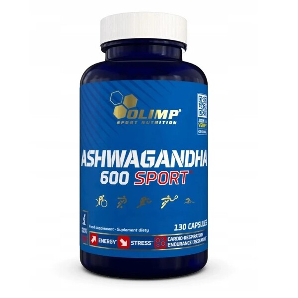 Olimp Nutrition - Ashwagandha 600 Sport + 130 kapsler