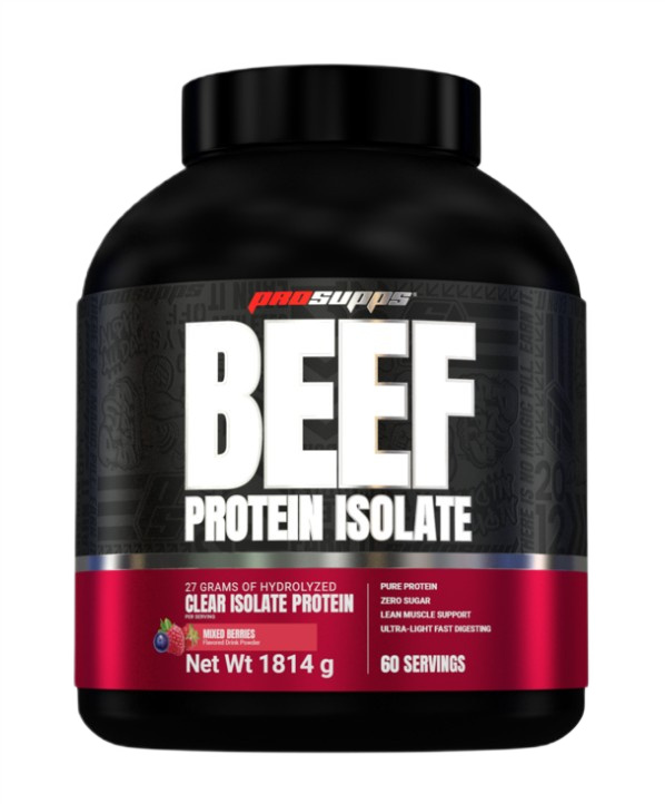 ProSupps - Okseprotein-Isolat, Blandede bær + 1 814 g billede