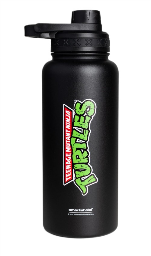 SmartShake - Bohtal isoleret sportsflaske TMNT, klassisk logo sort + 960 ml