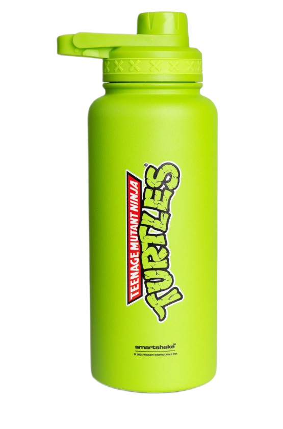 SmartShake - Bohtal isoleret sportsflaske TMNT, klassisk logo grøn + 960 ml
