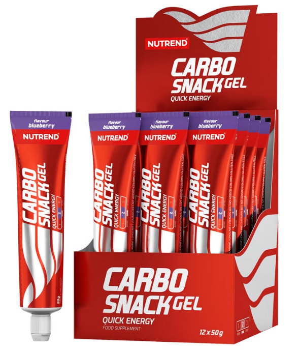 Nutrend - Carbosnack-tube Blåbær - 12 x 50 g