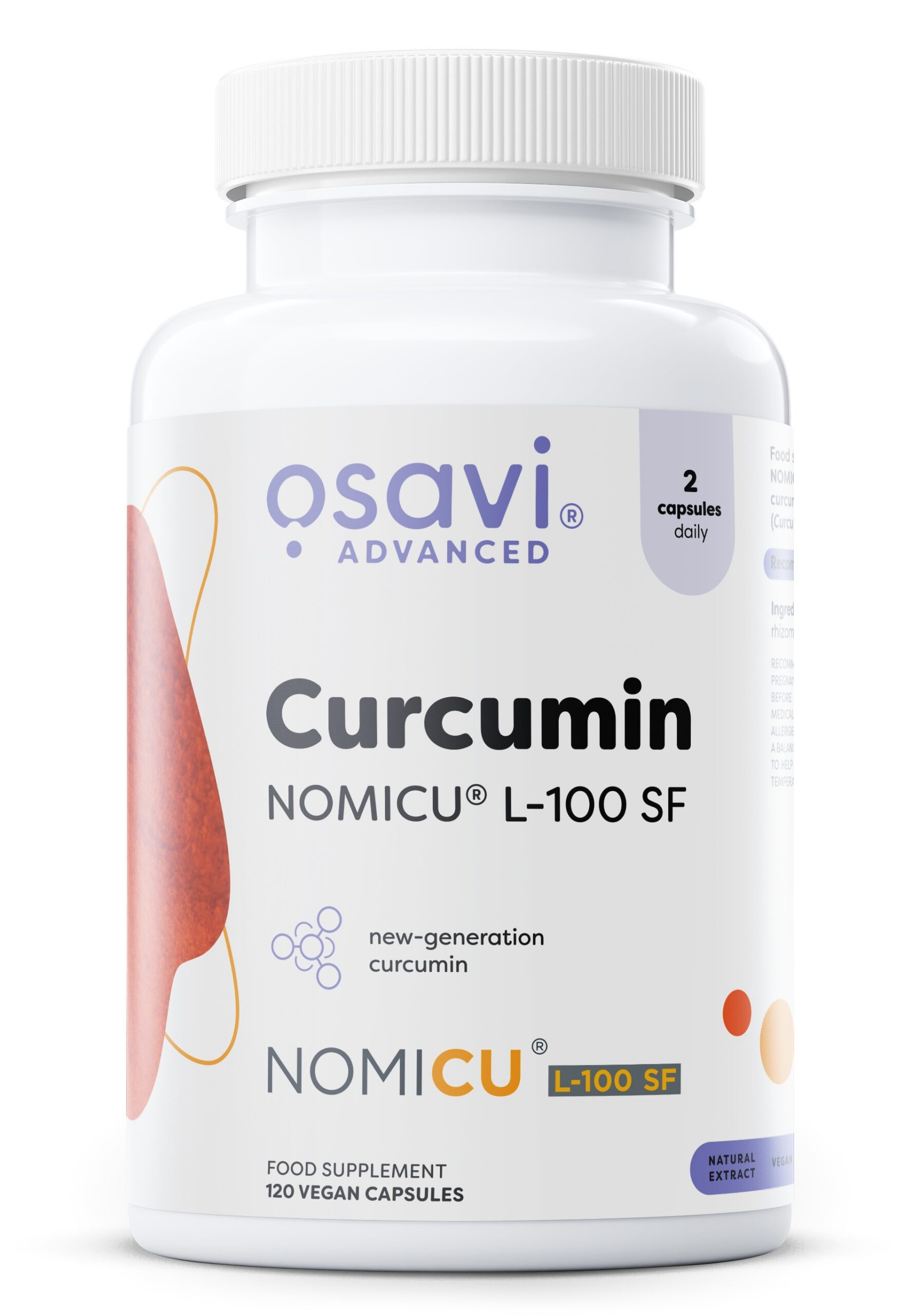 Osavi - Curcumin NOMICU L-100 SF + 120 veganske kapsler