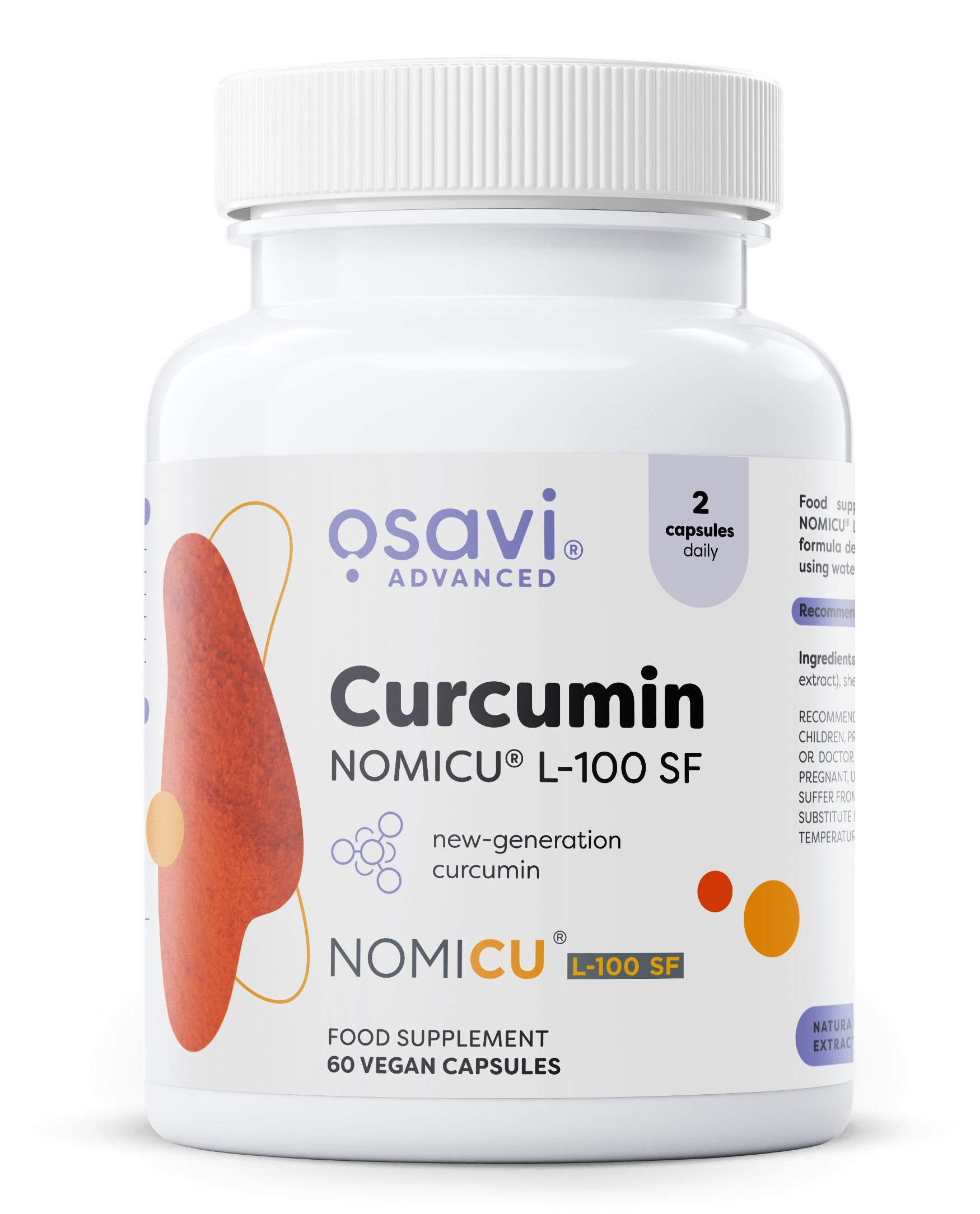 Osavi - Curcumin NOMICU L-100 SF + 60 veganske kapsler