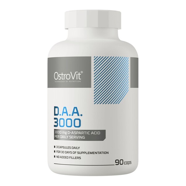 Ostrovit - D-aspartinsyre 3000 mg + 90 kapsler