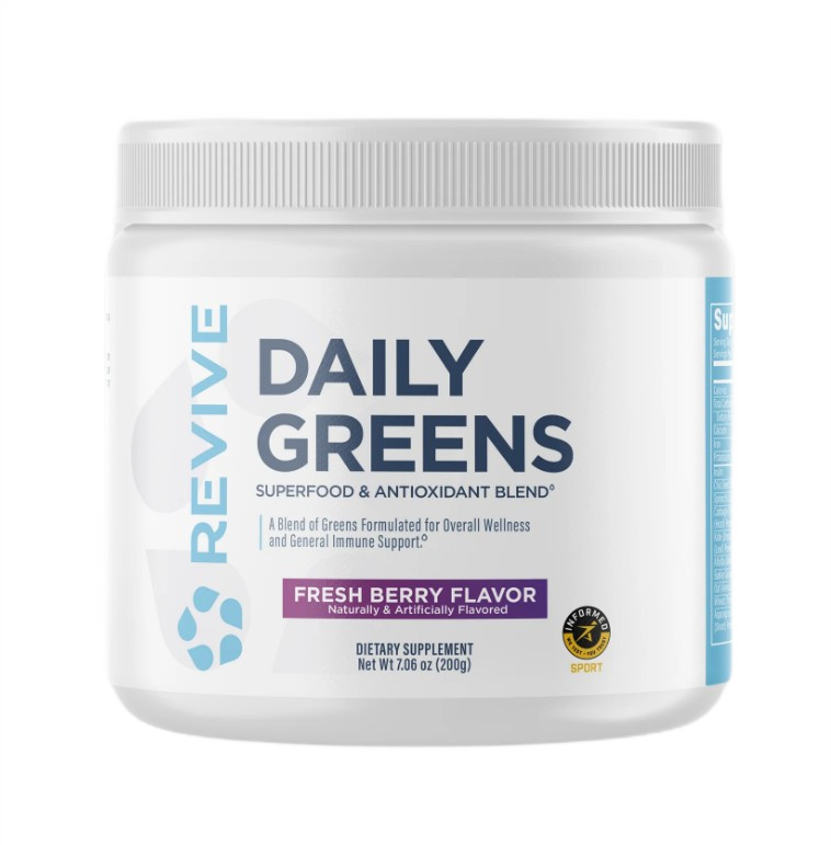 Revive - Daglige Grønne Superfood- og antioksidantblanding, Friske bær + 200 g billede