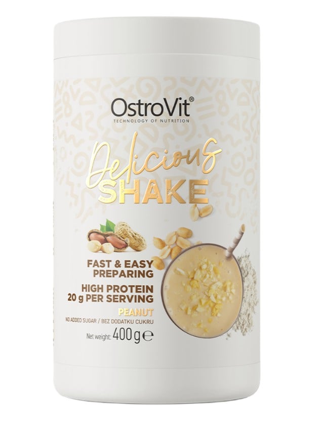 Ostrovit - Lækker shake, jordnødssmag 400 g