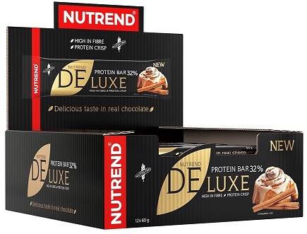 Nutrend - Deluxe proteinbar jordbær-cheesecake + 12 x 60 g