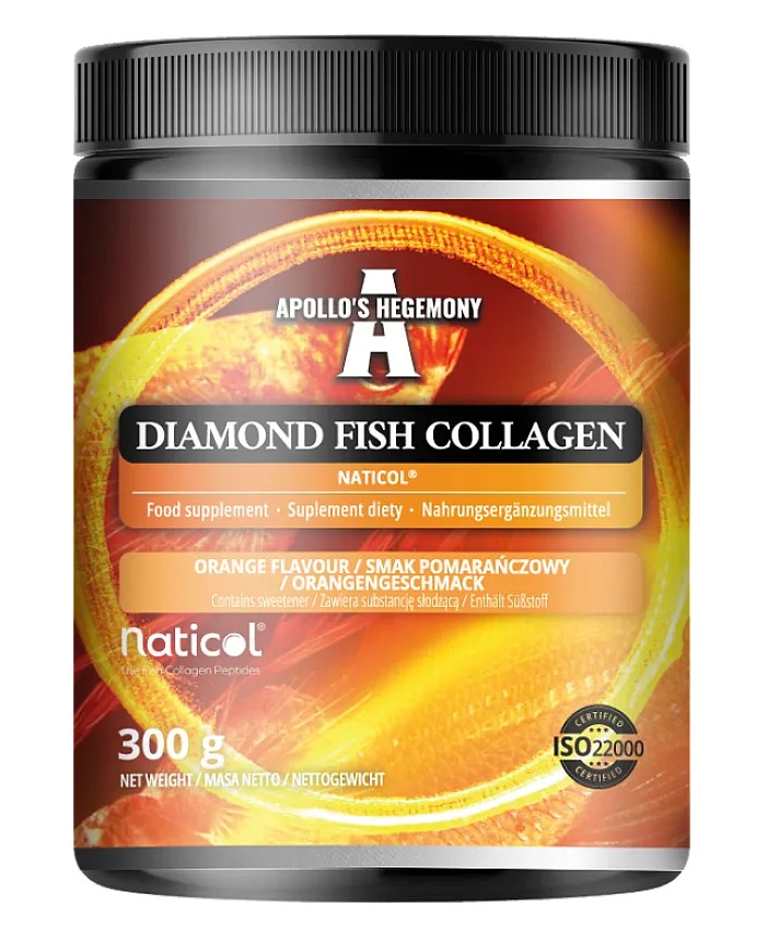 Apollo's Hegemony - Diamant Fiskekollagen, orange + 300g