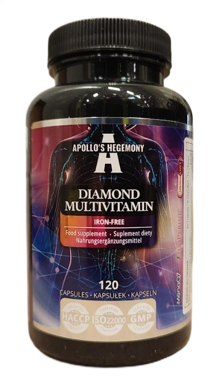 Apollo's Hegemony - Diamond Multivitamin Uden Jern, 120 vcaps