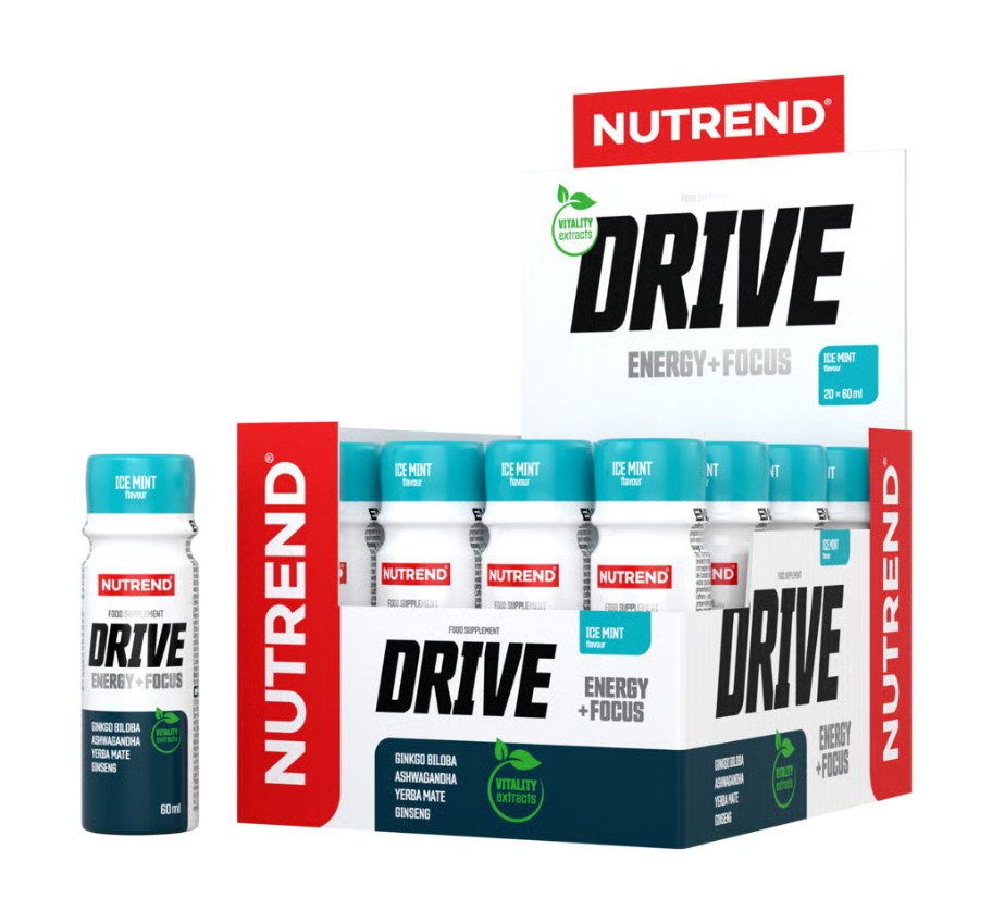 Nutrend - Drive Shot Is-mynte + 20 x 60 ml