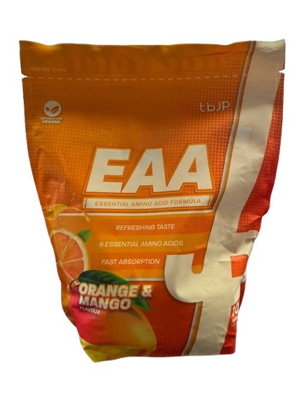 Trained by JP - Essentielle aminosyrer (EAA), appelsin og mango + 1000 g