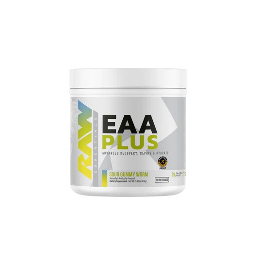 Raw Nutrition - EAA Plus, Sur Gummiorm + 426g