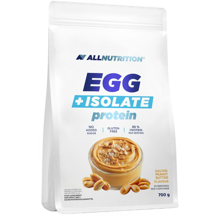 Allnutrition - Æggehvideprotein-isolat, saltet jordnøddesmør + 700 g billede