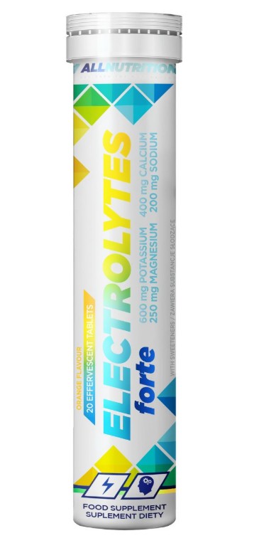 Allnutrition - Electrolytes Forte Appelsin + 20 brusetabletter