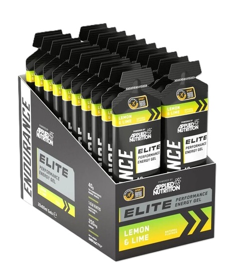 Applied Nutrition - Endurance Elite Performance Energi Gel Citron og Lime + 20 x 60 ml