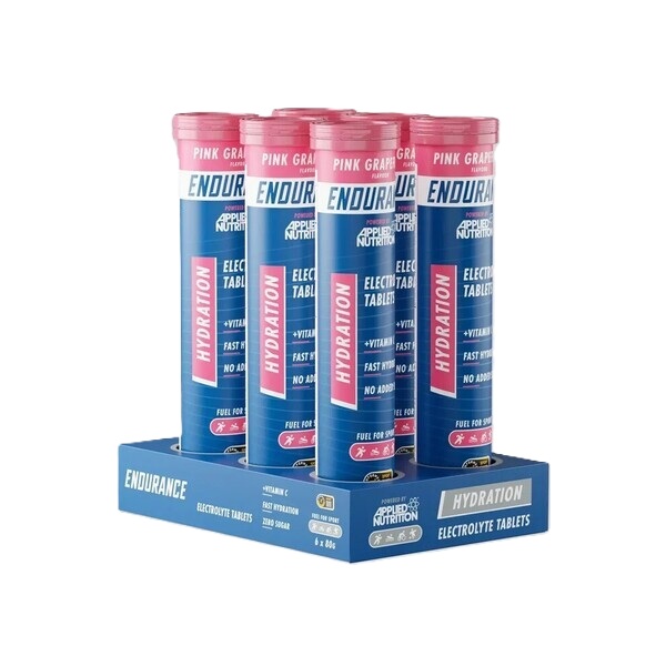 Applied Nutrition - Endurance Hydration elektrolyttabletter, pink grapefrugt + 6 x 20 tabletter