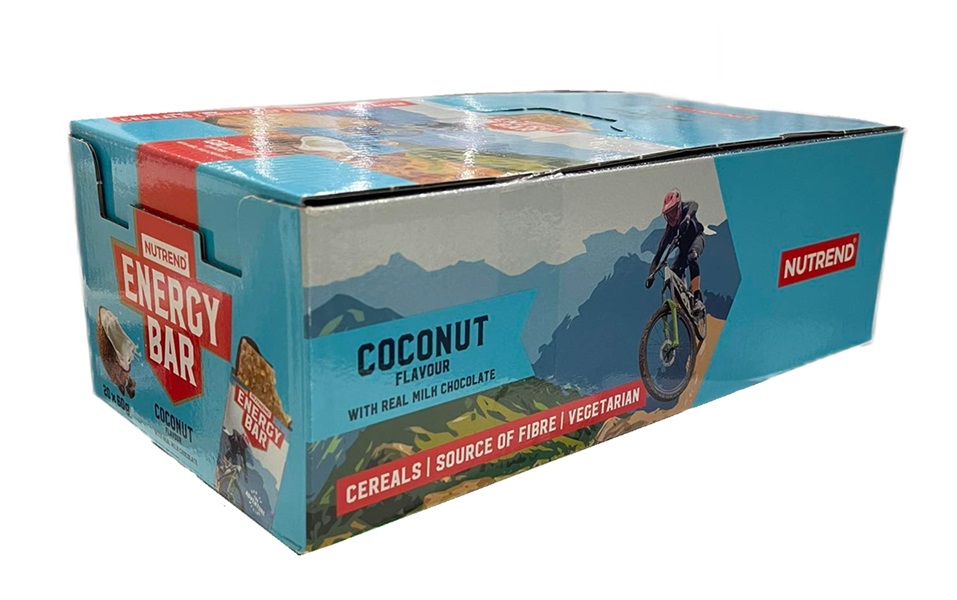 Nutrend - Energi-bar kokos + 20 x 60 g