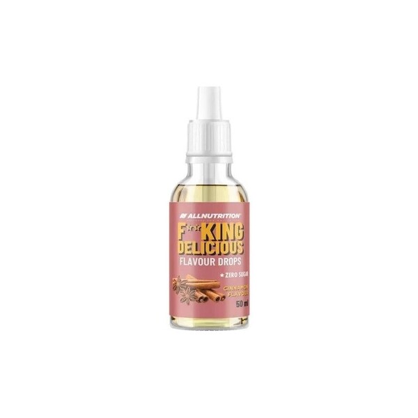 Allnutrition - Fitking Lækre Smagsdrops Kanel + 50 ml