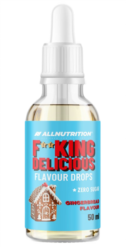 Allnutrition - Fitking Lækre Smagsdrops, Peberkage + 50 ml