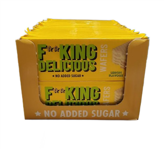 Allnutrition - Fitking lækre wafers, citron - 32 × 80 g