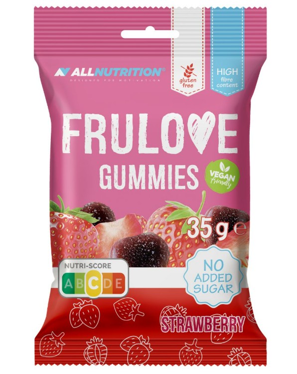 Allnutrition - Frulove gummier jordbær + 35 g