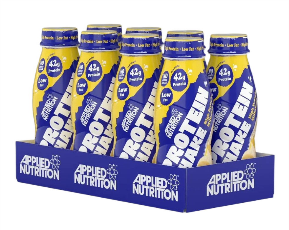 Applied Nutrition - Højprotein-shake, Banan Glæde + 8 x 500 ml