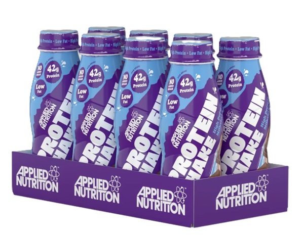 Applied Nutrition - Højproteinshake, chokoladesmag + 8 x 500 ml