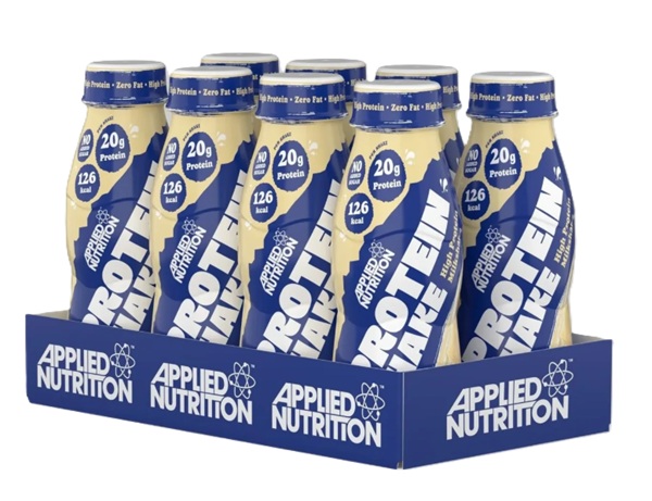 Applied Nutrition - Højproteinshake, hvid chokolade + 8 x 330 ml
