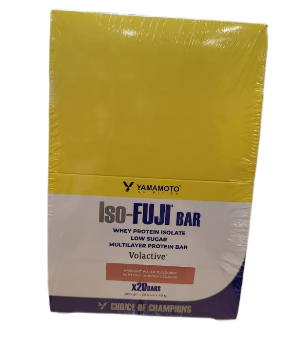 Yamamoto Nutrition - Iso-FUJI Bar, hasselnød wafer 20 x 40 g